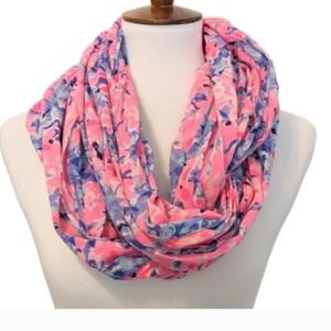 LILY PULITZER RILEY LOOP INFINITY SCARF COCO CORAL CRAB